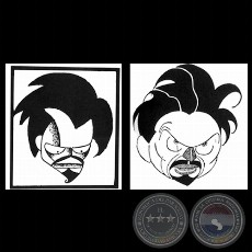 LEON TROTSKY - Caricatura de ANDRÉS GUEVARA